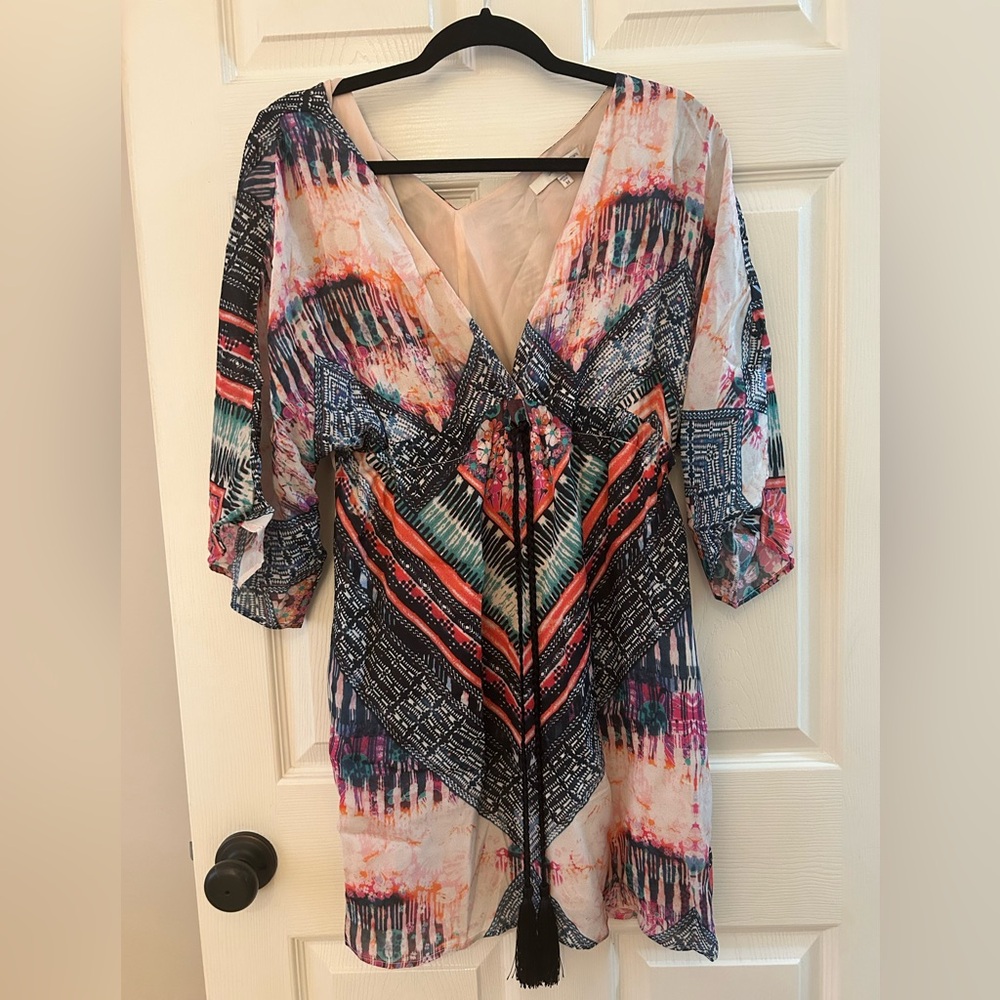 Lavender Brown Dress - Size Medium